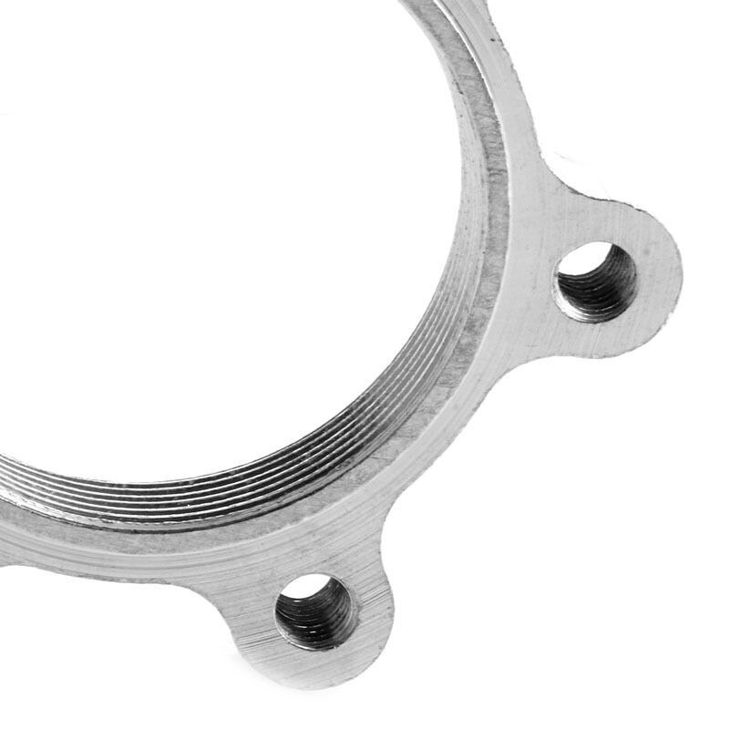 44mm/48mm vélo roue libre moyeu fileté disque frein à disque Rotor 6 boulon bride adaptateur plaquettes de frein accesorios