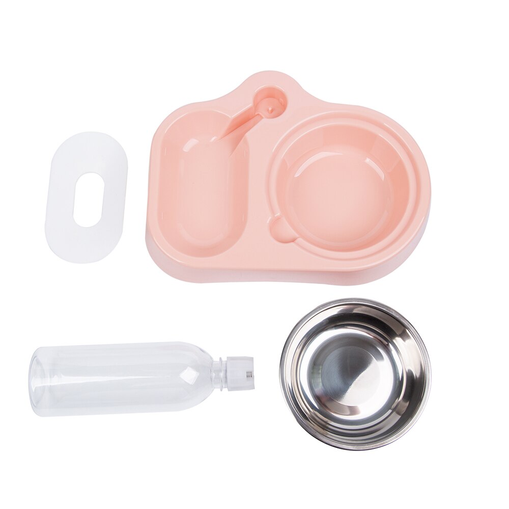 Cat Food Bowl Pet Bowls Automatic Feeder Drinking Bowl Dispenser Cat Dog Kitten Container Feeding Pet Supplies Container Feeding