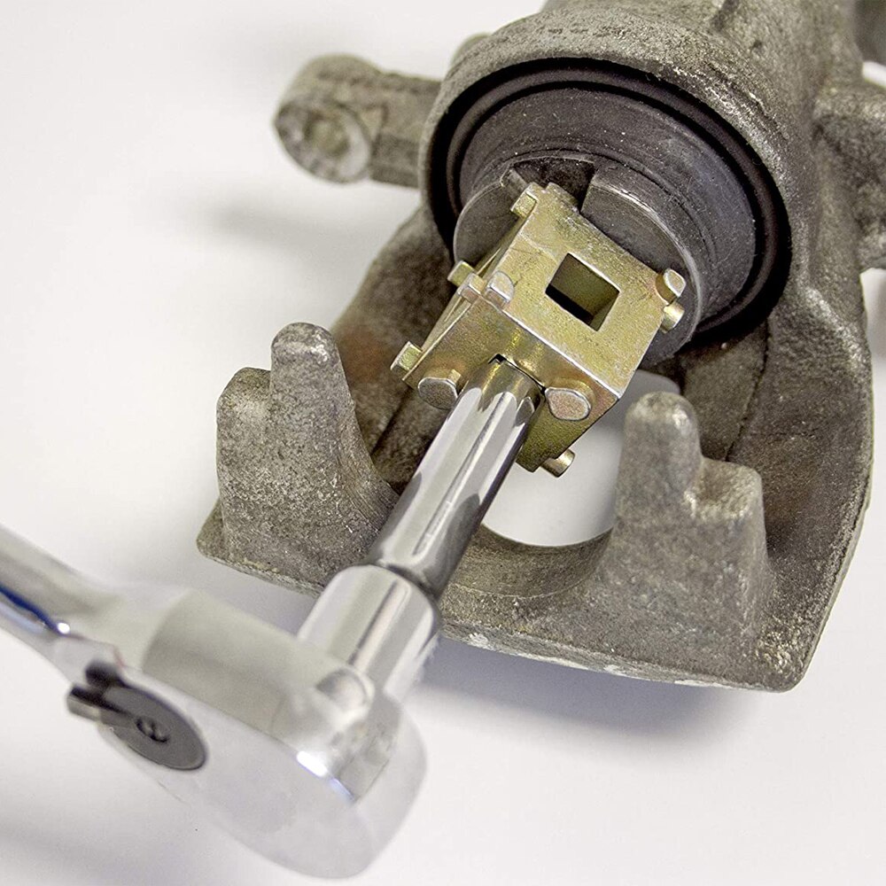 3/8" Dr. Disc Brake Piston Spreader Tool Universal Vehicle Rear Drive Wind Back Cube Calliper Adaptor