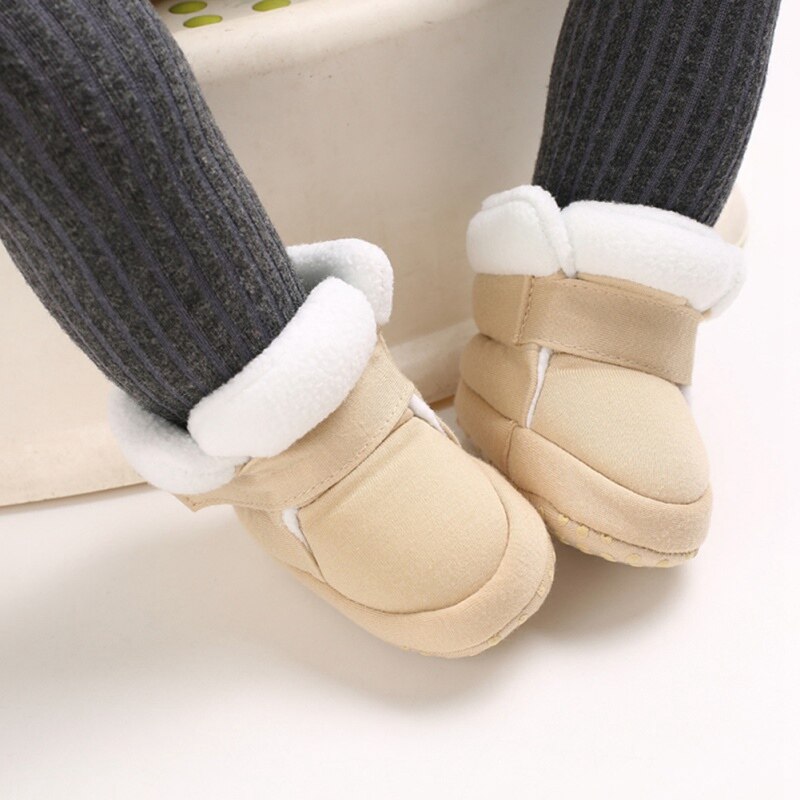 Baby Girls Boys Shoes of Winter Thicken Cotton Soft Sole Bootie Shoes Winter Boot Shoes Frist Walking Shoe