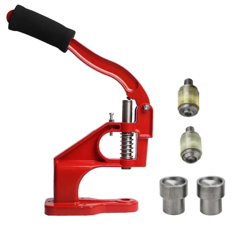 Aluminium handpons persmachine en stalen matrijzen voor drukknopen oogje doorvoertule parel klinknagel jeans knop mal naaien accessoire