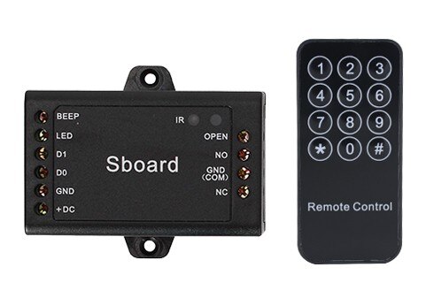 Sboard Mini Einzelne Tür Regler Einzelne tür Zugriff Regler Verbinden mit Jeder Leser Wiegand 26 ~ 37 Bits Ausgang