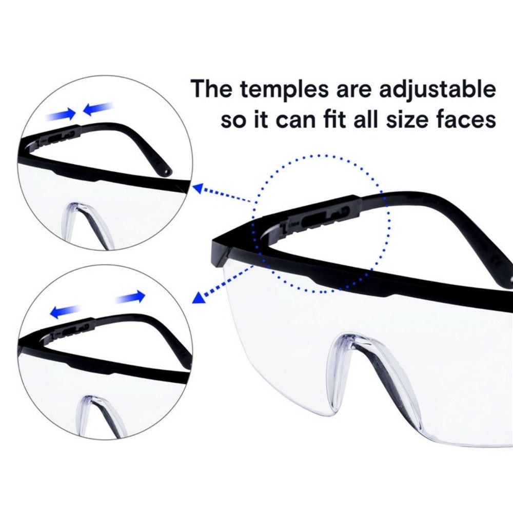 Gafas de seguridad para el trabajo, lentes de protección ocular antisalpicaduras, a prueba de viento y polvo, impermeables, para ciclismo, 1 piezas