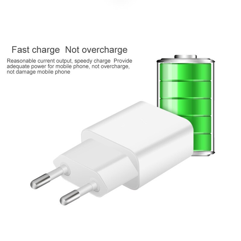 USB Fast Charger EU Plug 5V 2A Charge Micro Type-C USB Cable for HUAWEI P7 P8 P9 Lite 7 6S Plus Honor 8X/10i/7/7X/6/6A/6X/5A/5C