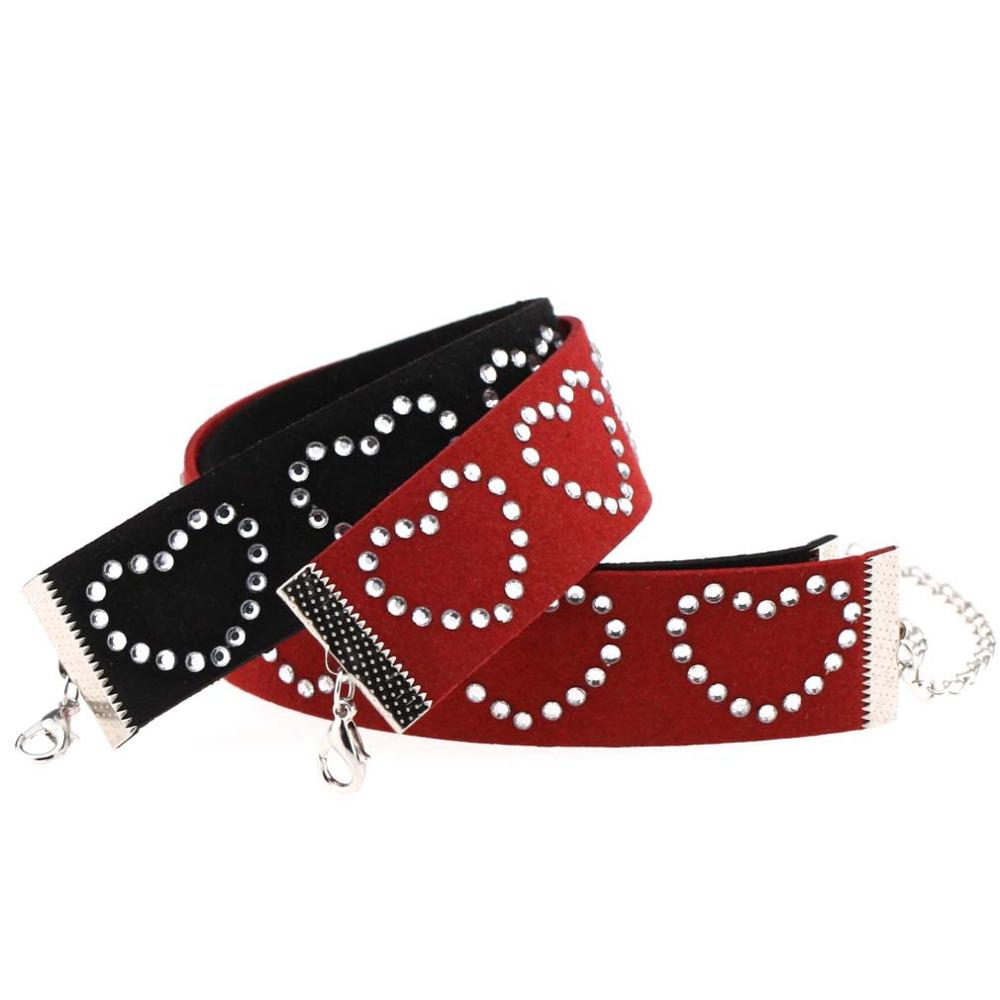 Goth Kleding Harajuku Hart Choker Ketting Liefhebbers Zwart Roze Vriend Y2k Hals Ketting Voor Vrouwen Sieraden