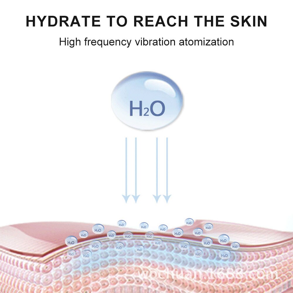 Vaporizador Facial portátil, pulverizador recargable, Humidificador Nano, instrumento hidratante, máquina de pulverización, desinfección, cuidado Facial