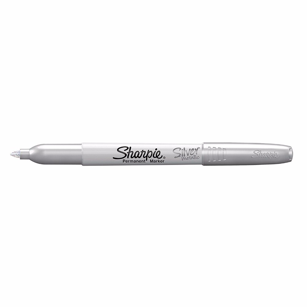 Sharpie 1,0mm Silber Gold Bronze Feine Punkt Öl Metallic Permanent Marker Schreiben Auf Licht und Dark Oberfläche Papier Metall glas