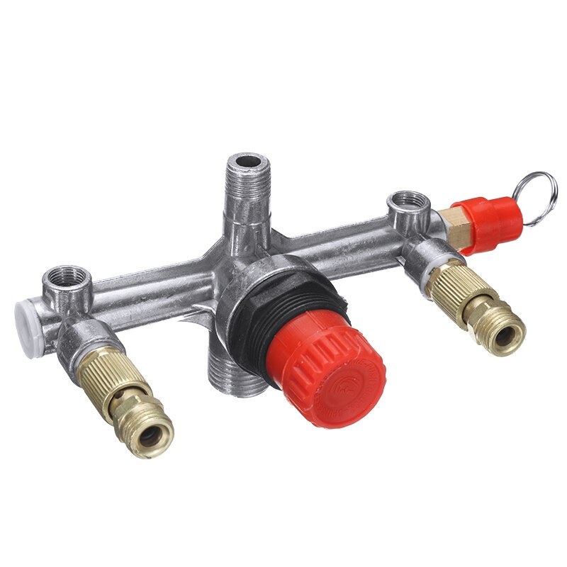 230V Air Compressor Pressure Control Air Valve Manifold Relief Compressor Switch Regulator Gauges Fitting Parts