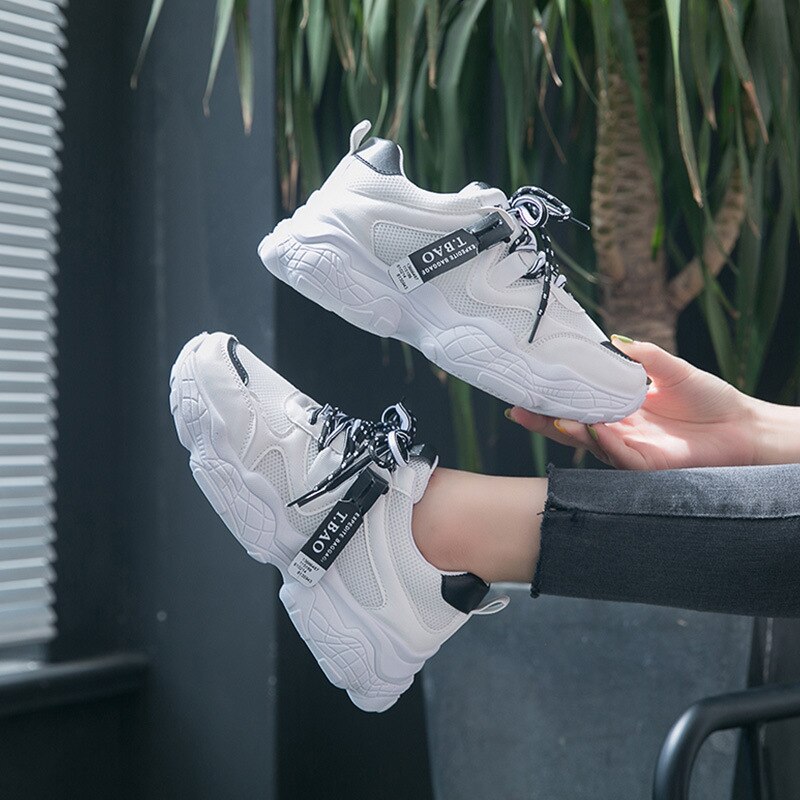 Vrouwen Casual Schoenen Trainers Persoonlijkheid Mand Zomer Sport Schoenen Chaussures Femme Espadrilles Platform Sneakers