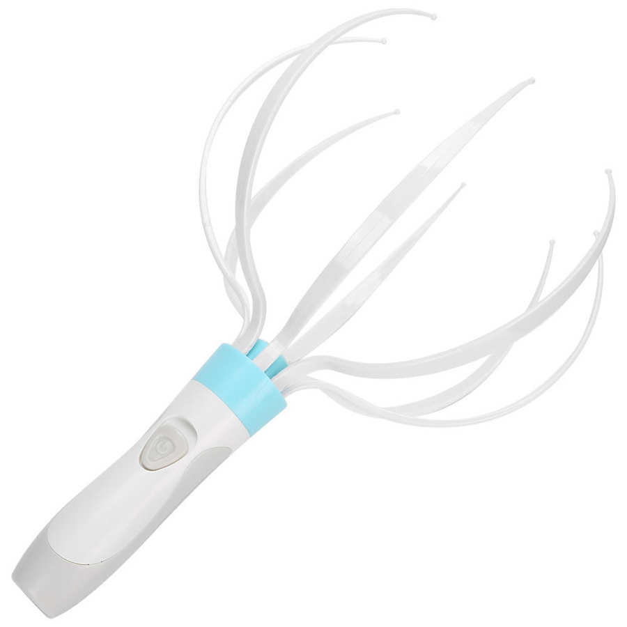 Draagbare Elektrische Head Massager Hoofdhuid Borstels Hersenen Pijnbestrijding + Body Massage Roller Spier Ontspannen Pijnbestrijding