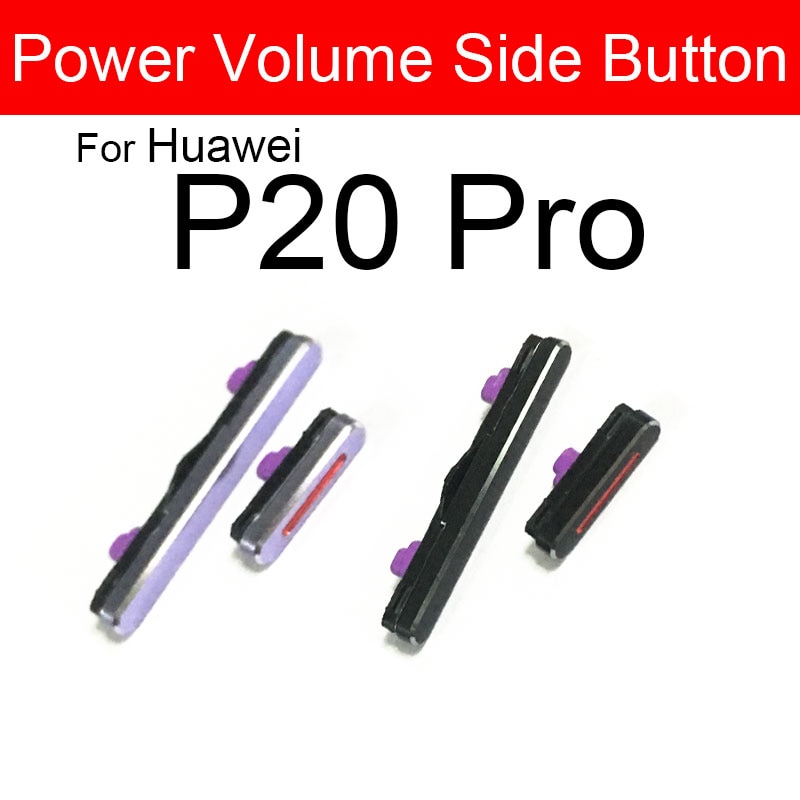 Strömvolymknapp flex bandkabel för huawei  p10 lite  p20 p30 pro upp och ner ljudkontrollknapp reservdelar reparationsdelar