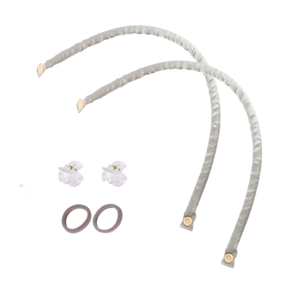 Varilla rizadora sin calor, diadema, rizadores de pelo suaves, rodillos para el cabello sin calor, rizos perezosos para dormir durante la noche, varillas flexibles, herramientas de peinado