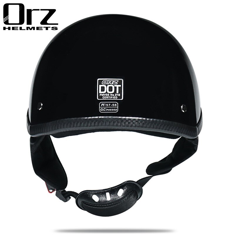 Retro and Vintage Half Open Face DOT Approved Motorcycle Helmet for Man and Woman