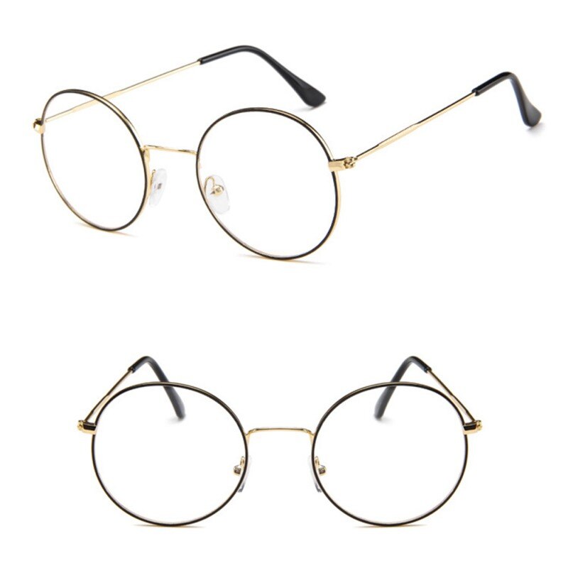 Rustige stijl unisex koreaanse stijl ronde montuur heldere lenzen bril leesbril optische bril