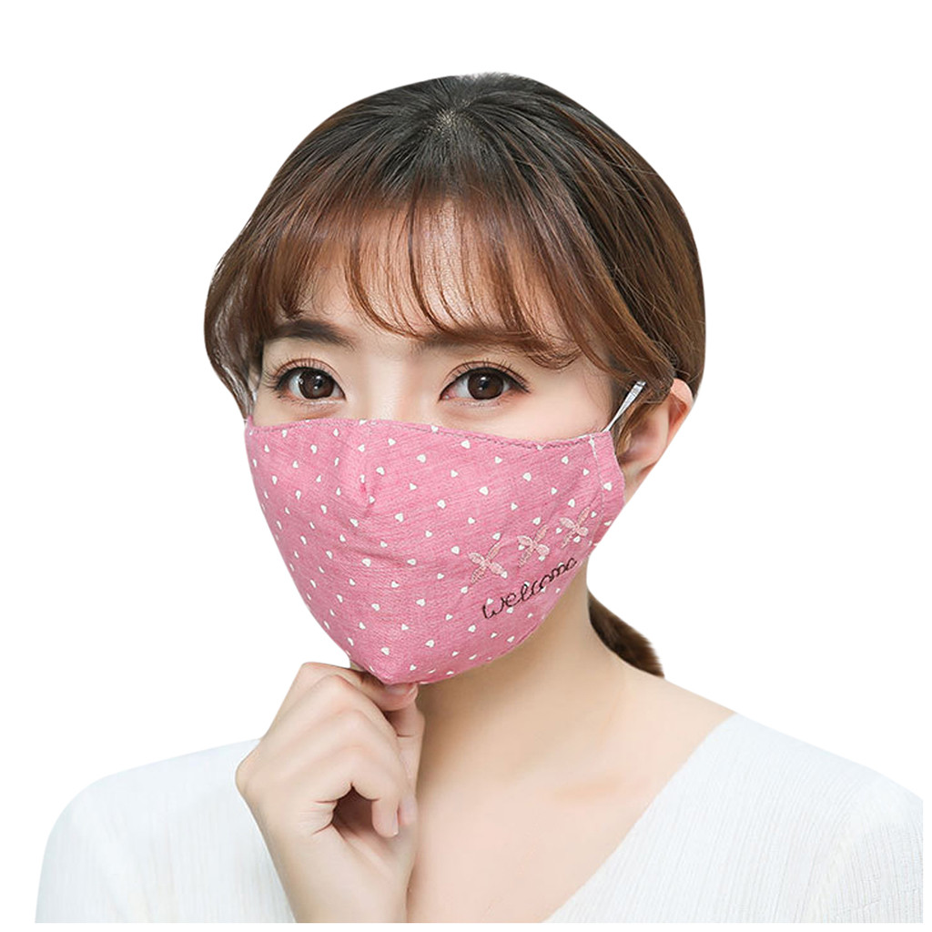 25 # Volwassen Wasbare Mannen En Vrouwen Anti Stofmasker Anti-Ultraviolet Brief Print Masker Filter Veilig Ademend Beschermende maskers