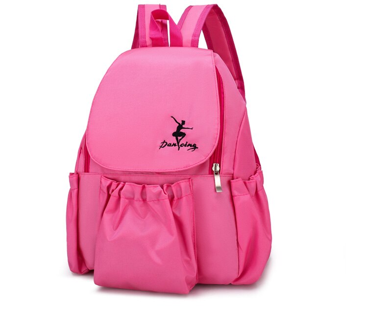 Kind tanzen Ballettröckchen Tasche für Mädchen Ballett tanzen Tasche für Mädchen Ballett Tanzen Klasse Taschen freundlicher Ballerina Schule Rucksack Kind Schulranzen: Rhodo
