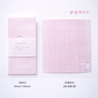 Morino's letter Envelope Letter Paper Set Message Blessing Love Letter Bullet Journaling Accessories Aesthetic Stationery: A