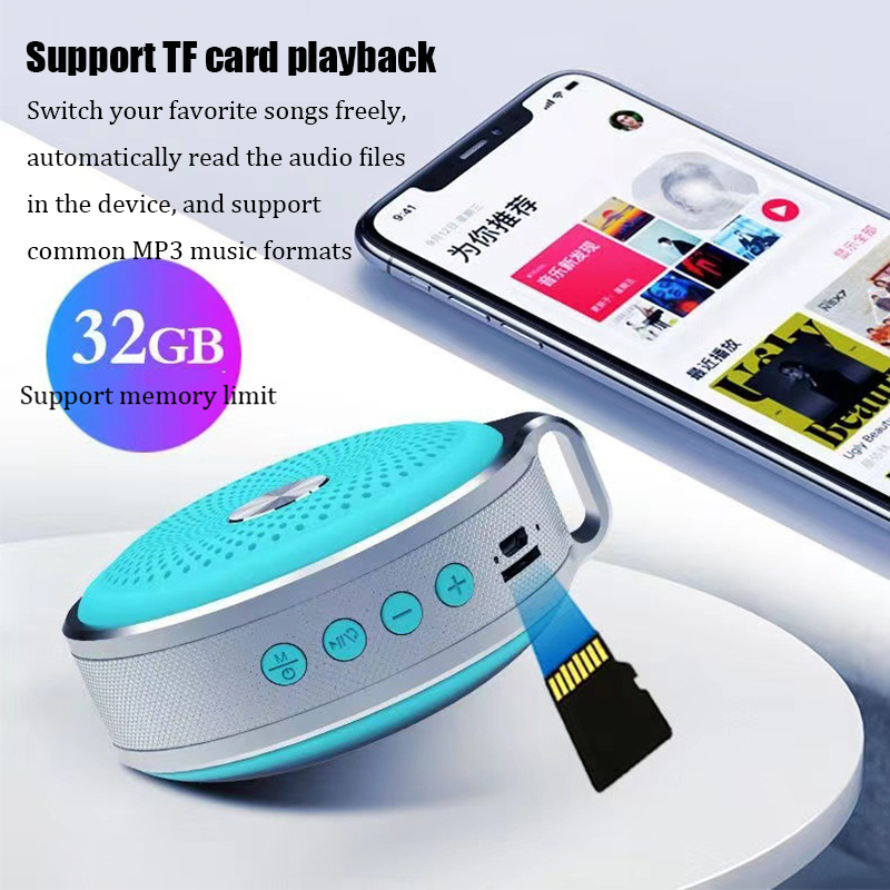 Mini Bluetooth Speaker Outdoor Hifi Subwoofer Portable Hands-free Call Music Sound Box TF Card MP3 Player Computer Loudspeaker