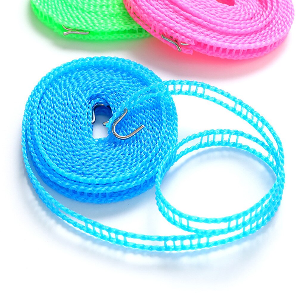 8m Clotheslines Outdoor Travel Business Clothesline Laundry Non-slip Washing Clothes Line Rope Nylon Hanging Rope