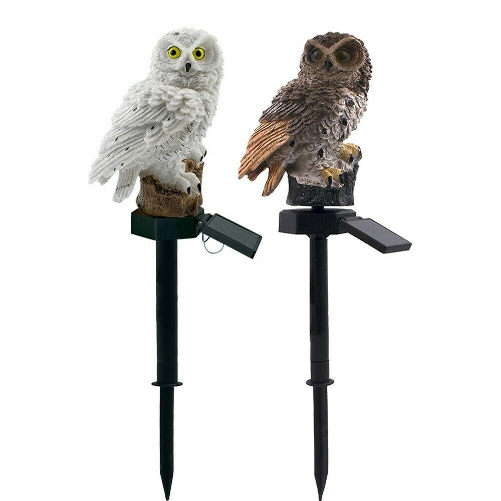 Owl Solar Light With Solar Panel IP65 Water Resistance for Garden Patio Yard Courtyard Path Garden Decoration