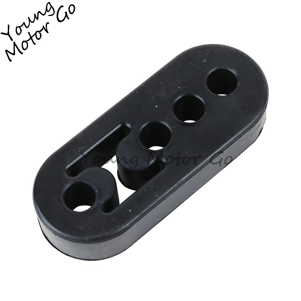 Soporte Universal de goma de poliuretano para tubo de escape de coche, colgador, silenciador, aislante, buje, WLR8952: L Black
