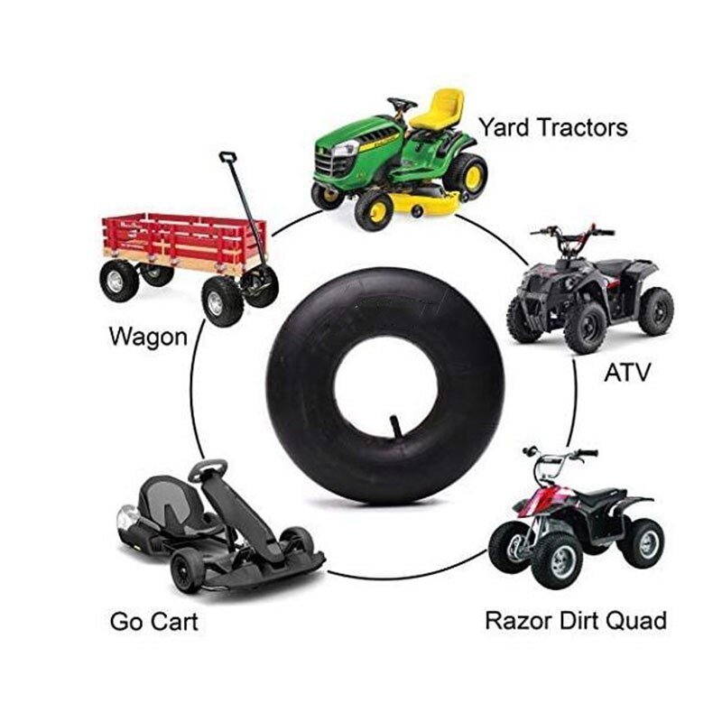 TOP Set of Two 15X6.00-6 Lawn Tire Inner Tube 15X6X6 TR13 Lawn Mower Tractor Tire