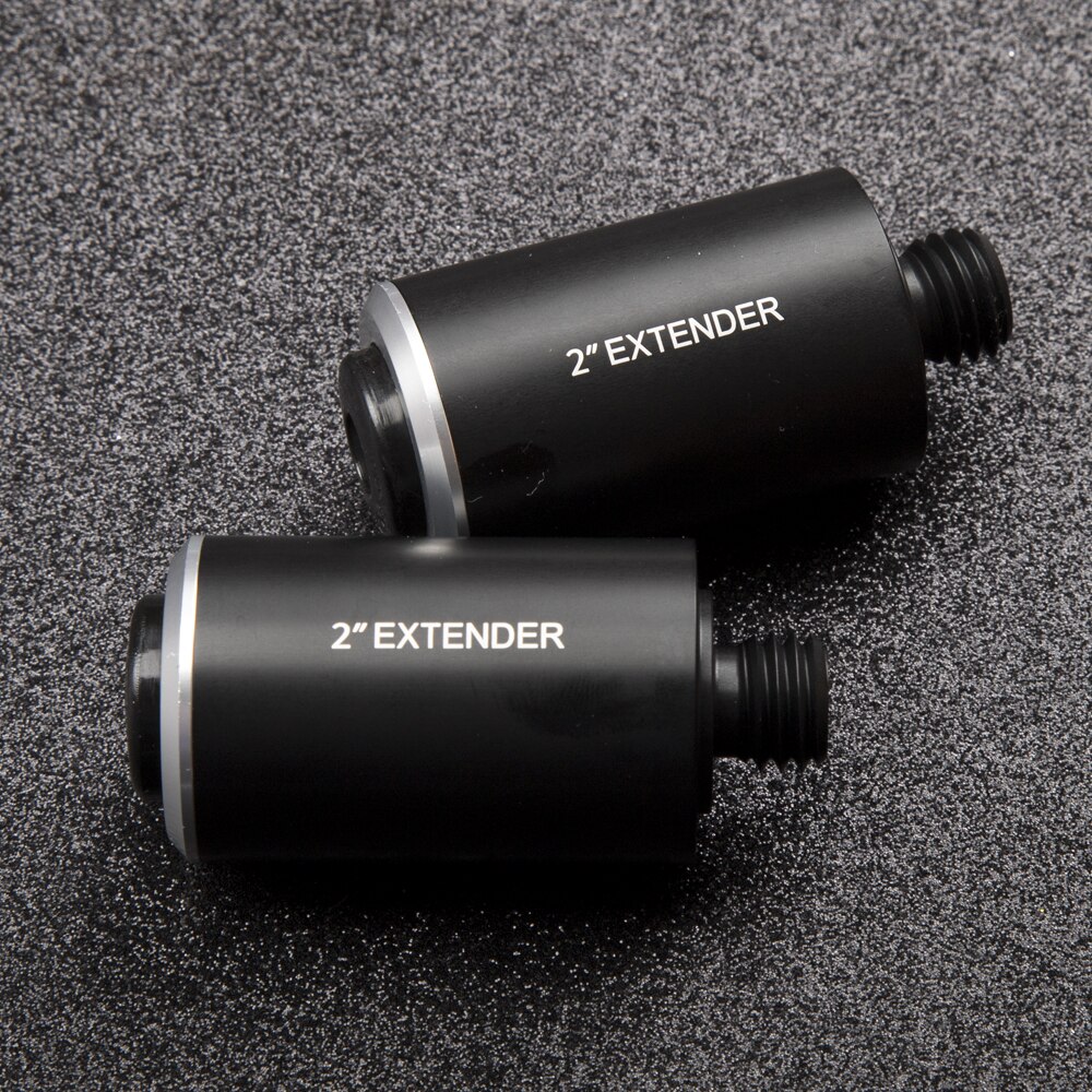 Billiard Extension 1.2oz 2 Inches Pool Cue Extension Billiard Stick Extended Black 8 Nine Ball Ultralight for Mezz