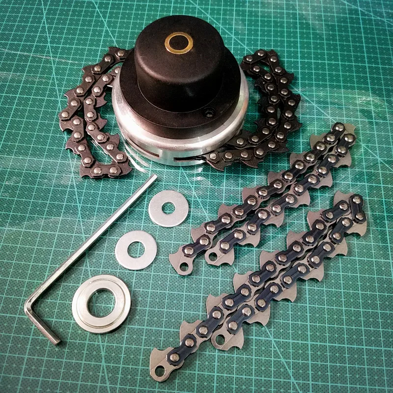 Kette Gras Trimmer Kopf Trimmer Rasenmäher Freischneider für Garten Gras Cutter Ersatzteile Werkzeuge für Trimmer Garten Werkzeuge