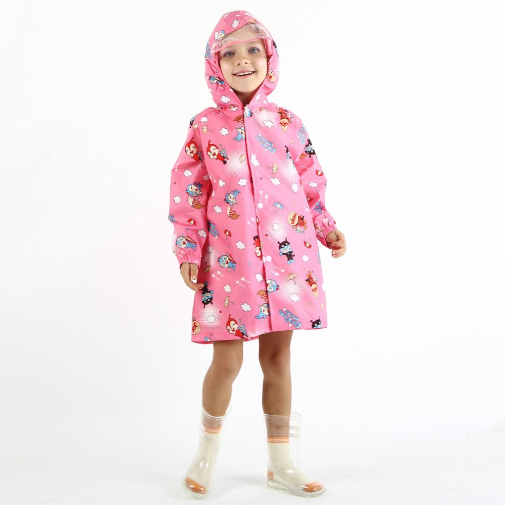 Große Größe Regenmantel für Kinder Cartoon Kinder Mädchen Regendicht Regen Mantel Wasserdicht Poncho Jungen Regenbekleidung Kindergarten Kind Regenanzug