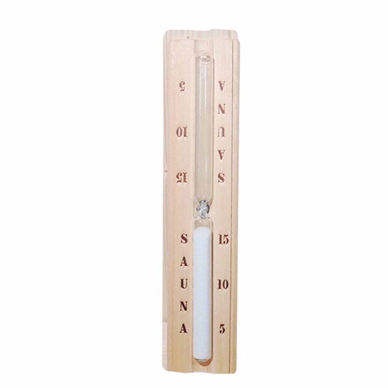 Home Sauna Experience Hse Cedar Box Sauna Sand Timer 15 minuten roestrood