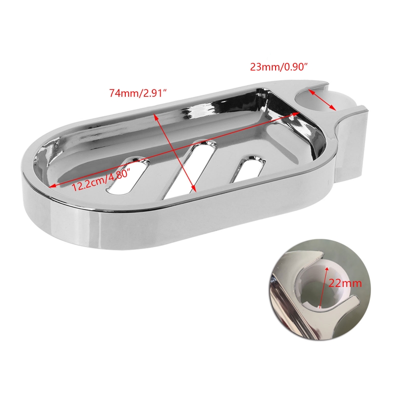 Wall Mounted ABS Soap Box Slide Bar Soap Dish Holder Replacement Soap Pallet Soap Dishes Bathroom Hardware