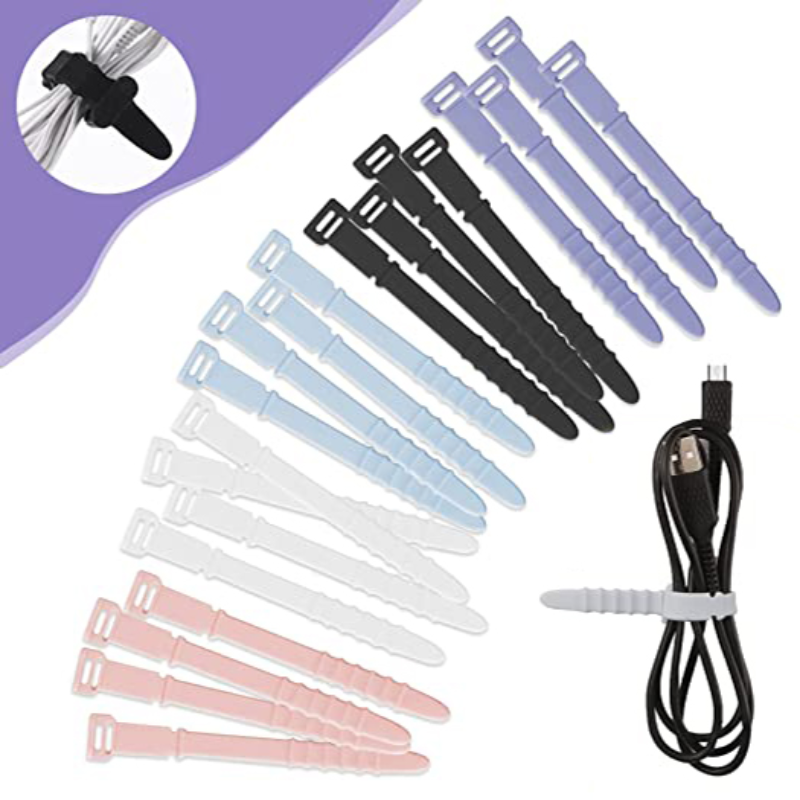 5 teile/satz Silikon Kabel Organizer Kabelbinder Wiederverwendbare Kabel Wächter Twist Krawatten USB Ladung Datenkabel Kopfhörer Linie Verwaltung