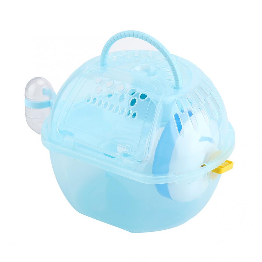 Hamster House Cage Portable Hamster Cage Transparent Plastic Mouse House -equipped Accessories Hamster Style