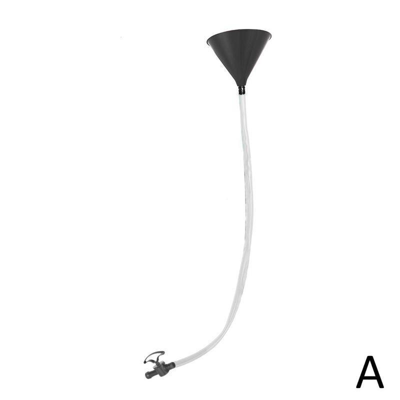 Embudo de cerveza largo, tubo de llenado de líquido de vino, manguera de válvula de plástico para cumpleaños, festivales, , Bar, herramienta de PP + PVC, coladores: A
