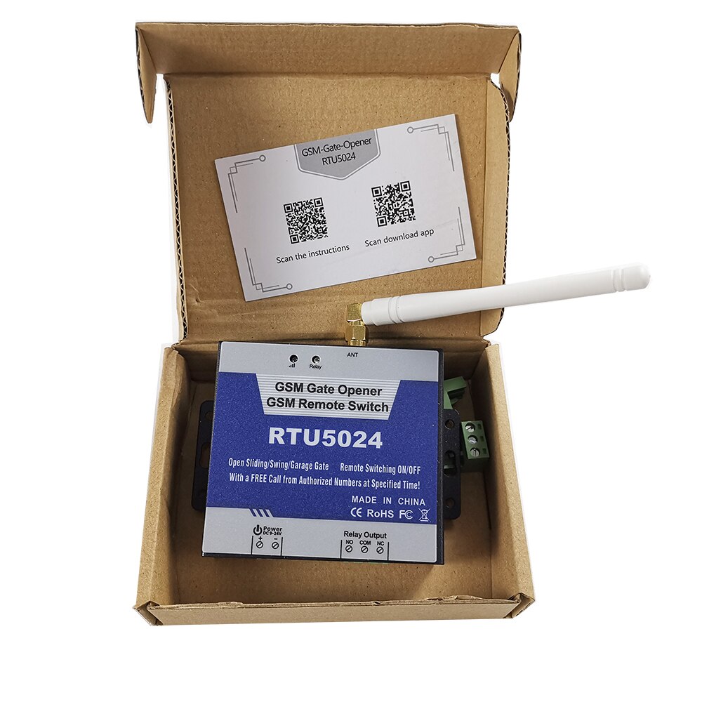 Dørkontroller rtu 5024 port adgangskontroll gsm bryter for skyveport slagport