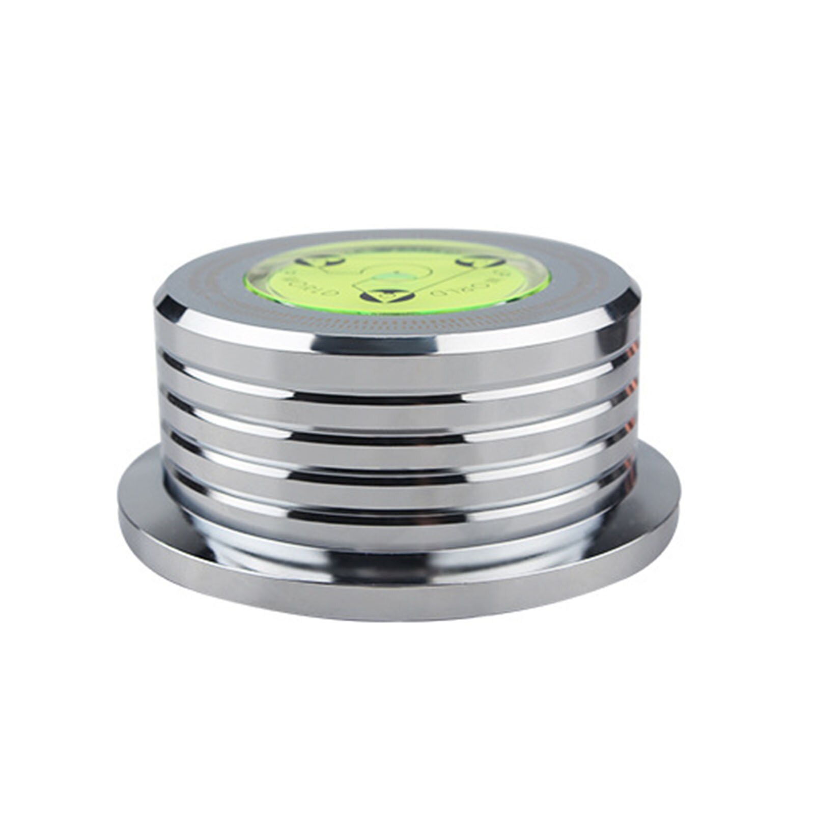 Portable With Bubble Level Vinyl Player Turntable Clamp Universal Accessories Tool Aluminum Alloy LP Disc Stabilizer 50HZ: Silver