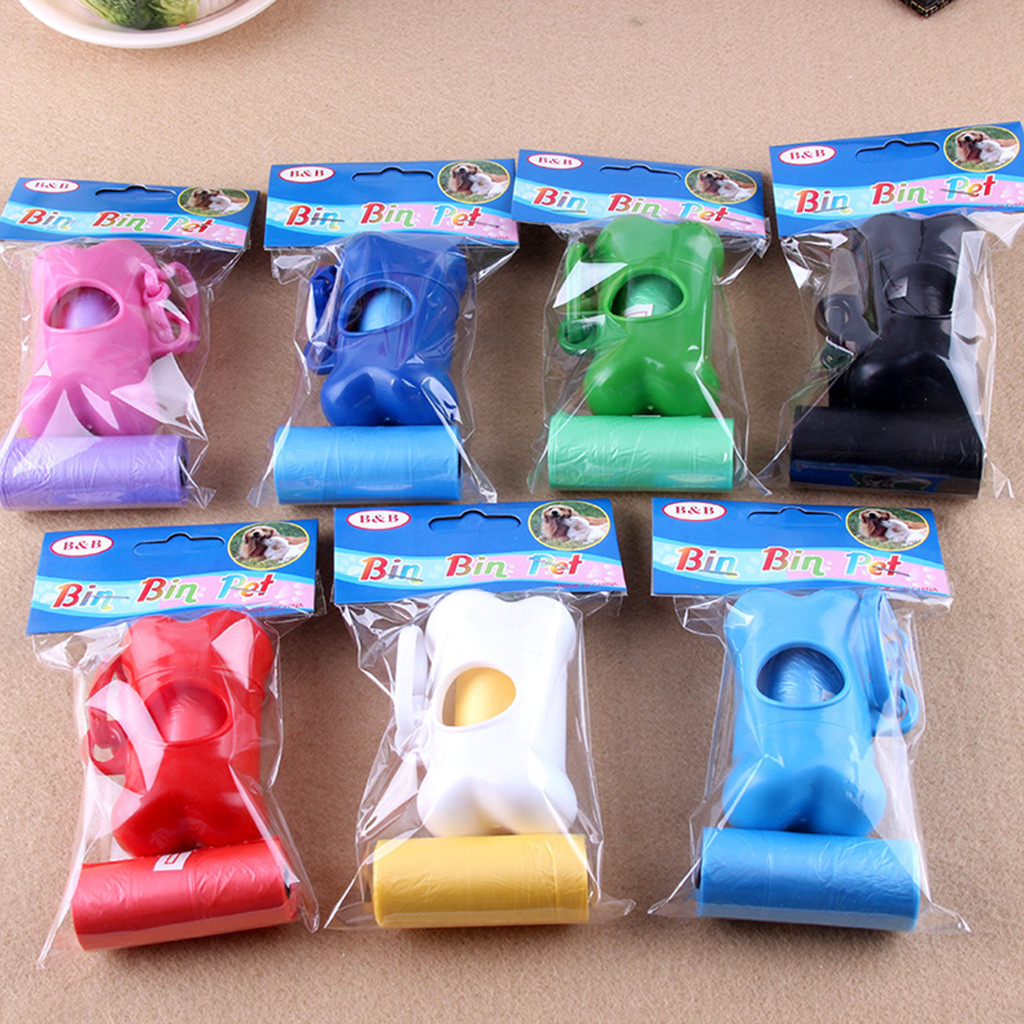 Mini bolsas para caca de perro, contenedor de bolsa para excrementos de mascota, perro, gato, entrenamiento al aire libre para caminar, bolsas # A