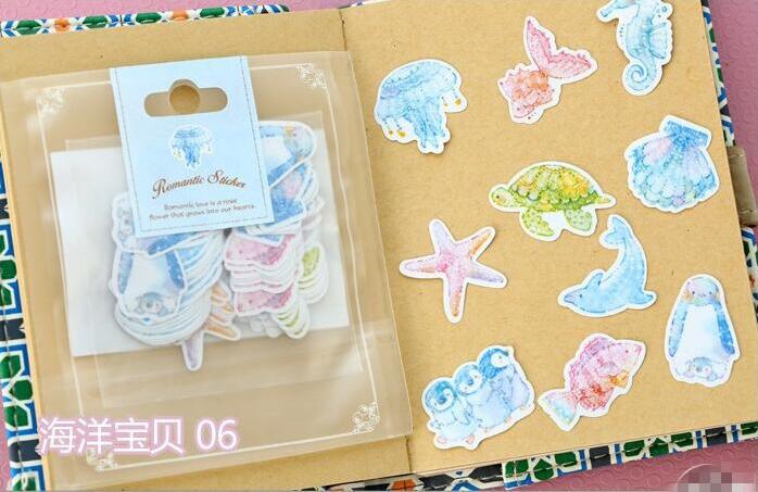 Special Price! 65-70 Pieces / More Romantic Mini Paper Sticker Bag Diy Diary Planner Decorative Map Scrapbook Kawaii Stationery: Light Grey
