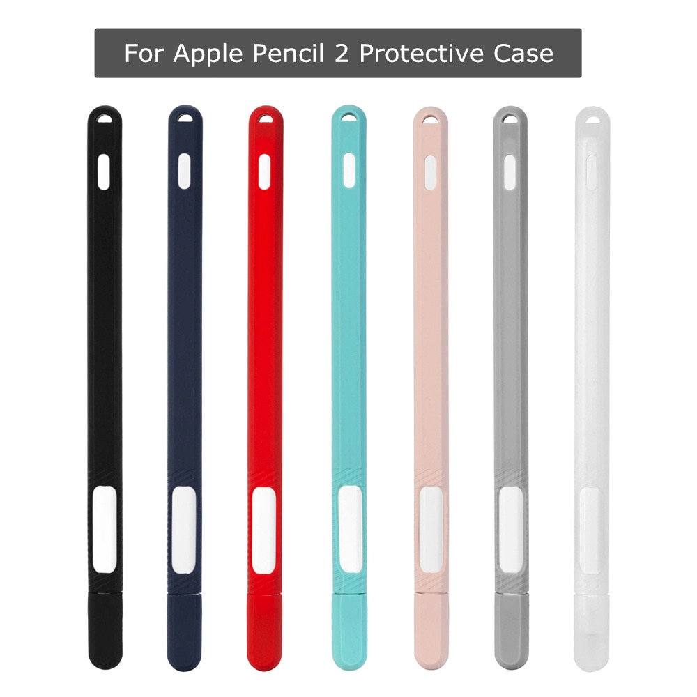 Soft Silicon Case Voor Apple Potlood 2 Beschermhoes Voor iPad Potlood 2 Cap Tip Cover Houder Tablet Touch Pen stylus Pouch Sleeve