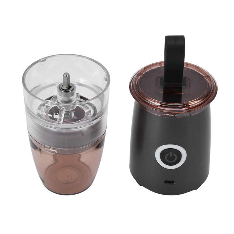 Mini Coffee Grinder Coffee Grinder Retractable with Brush for Office