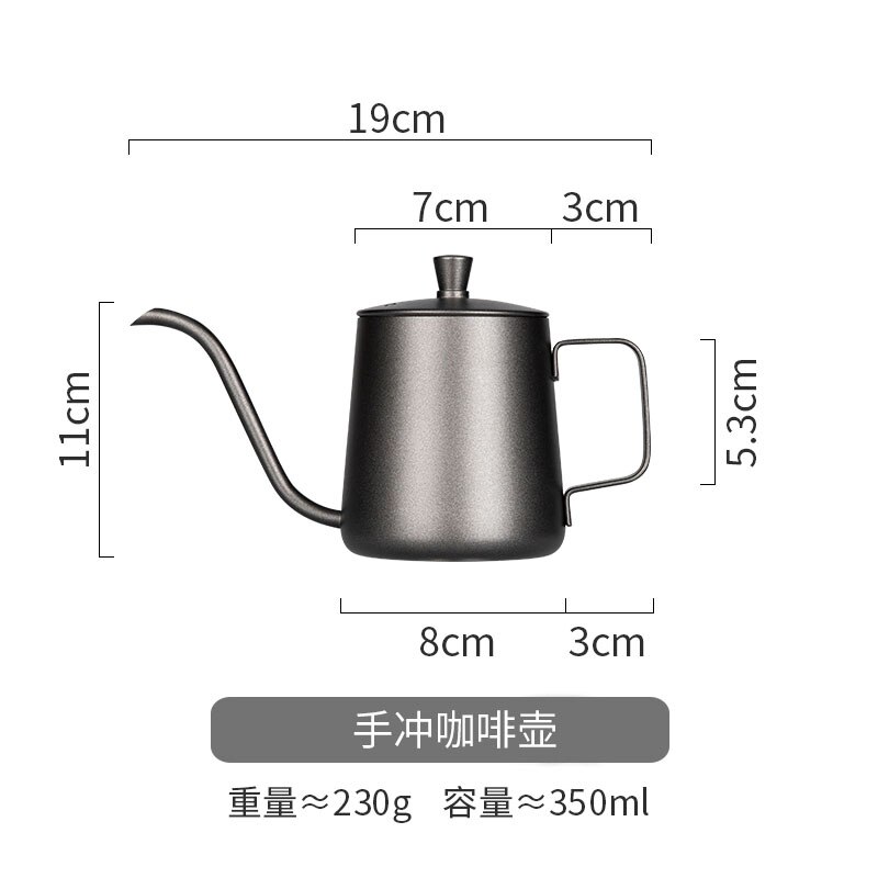 Wood Filter Coffee Machine 400ml Reusable Manual Coffee Maker Set American Home Use Latte Coffee Tool Hand coffee maker set: Combination 4