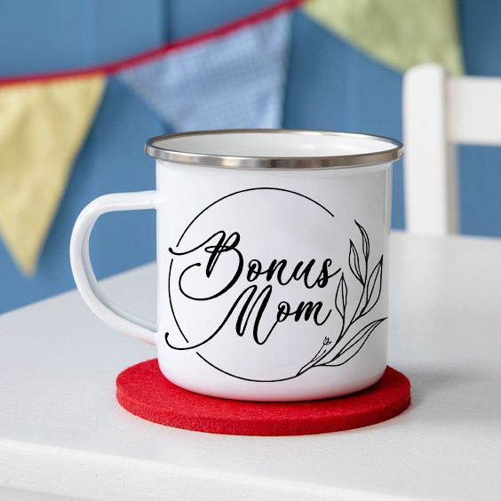 Meilleurs Bonus Maman Tasse Belle-Mère Tasses à Café Maman Tasse À Café Étape Maman Boire Tasses de Fête Des Mères pour Bonus Maman D'anniversaire
