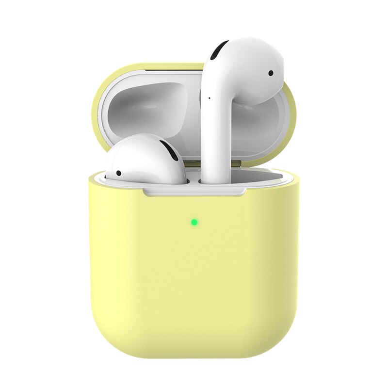 Für AirPods 2 Fall Schutzhülle Silikon Abdeckung Fall Stoßfest Abdeckung für Apple AirPods Drahtlose Kopfhörer Lade Box Beutel Taschen: 05