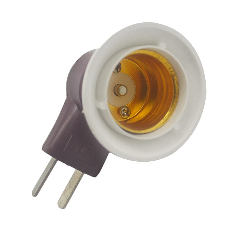 UL plug naar E27 wit licht LED lamp houder lamphouder adapter converter socket om E27