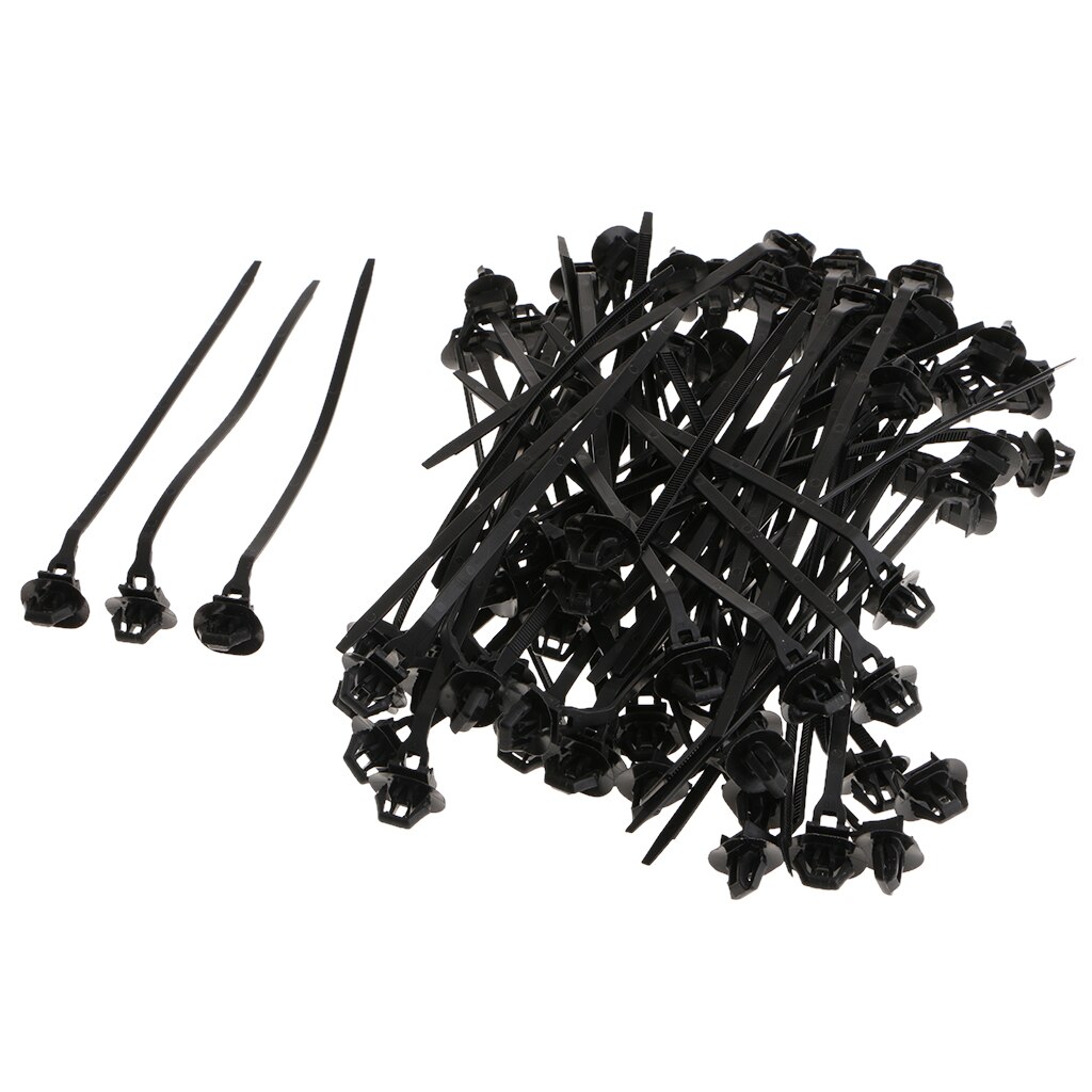 70 Pieces 185mm Nylon Cable Zip Ties Wrap Fasten Self-Locking Tie-Wrap Wire