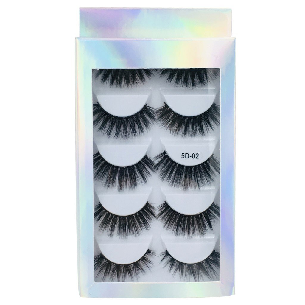 5 Pairs Natural Handmade Soft Long False Eyelashes... – Vicedeal