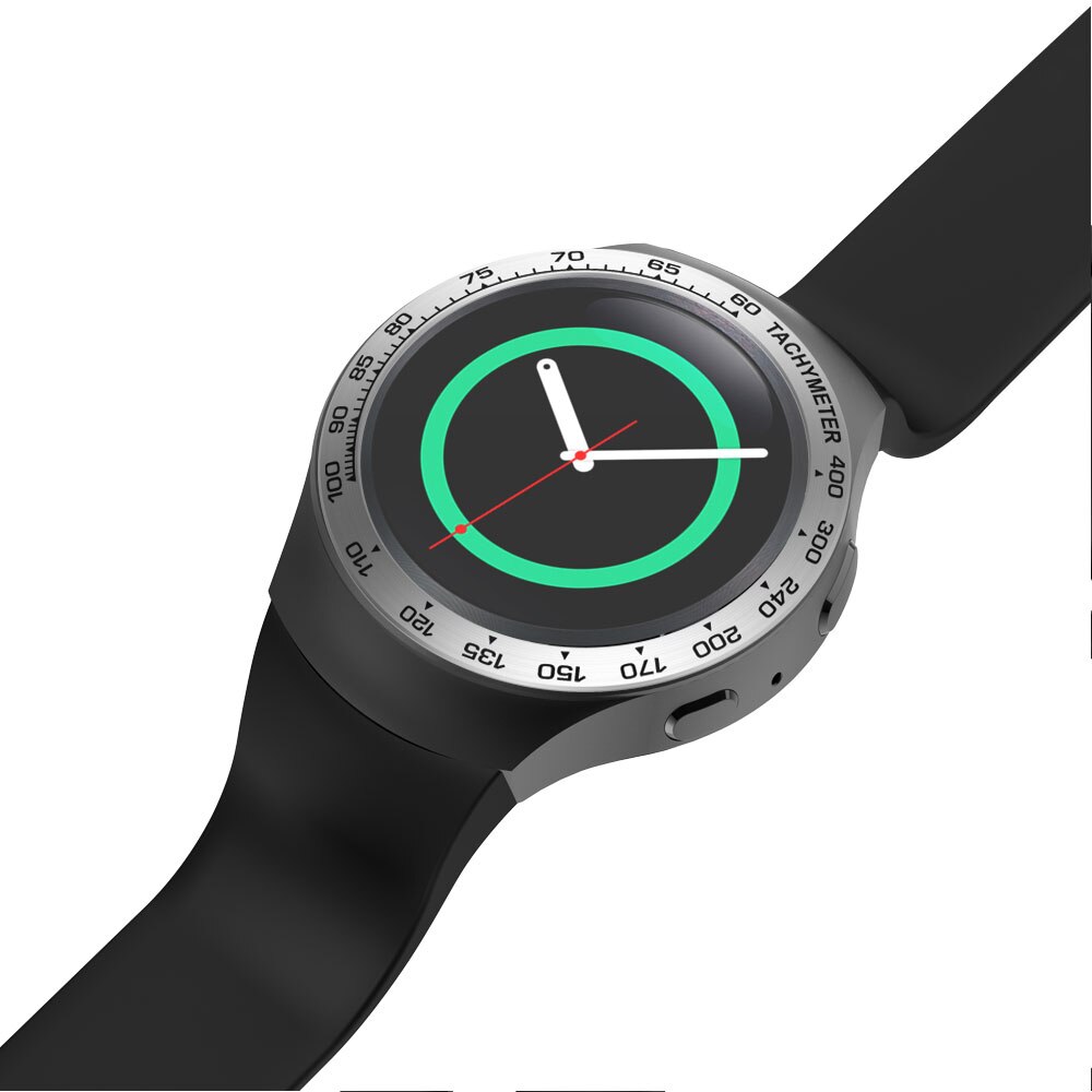 Anillo de bisel clásico de acero inoxidable para Samsung Gear S2 SM-R720, funda de Metal, accesorios de repuesto para reloj inteligente, correas
