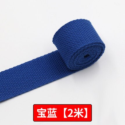 20mm 2 Meter Baumwolle Gurtband Bunte Band Rucksack Gürtel Umreifung NäHenne Gürtel DIY Tasche Zubehör: königlich Blau