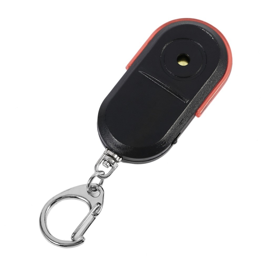 Draagbare Size Oude Mensen Anti-Verloren Alarm Key Finder Draadloze Nuttig Whistle Sound Led Licht Locator Finder Sleutelhanger