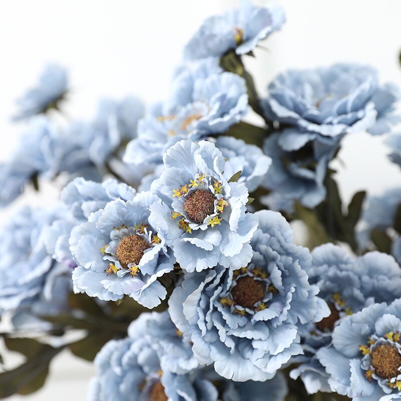 Fleur artificielle de Simulation en tissu de soie pivoine, , décoration de mariage, guirlande pour un , décoration artisanale pour la maison, plante